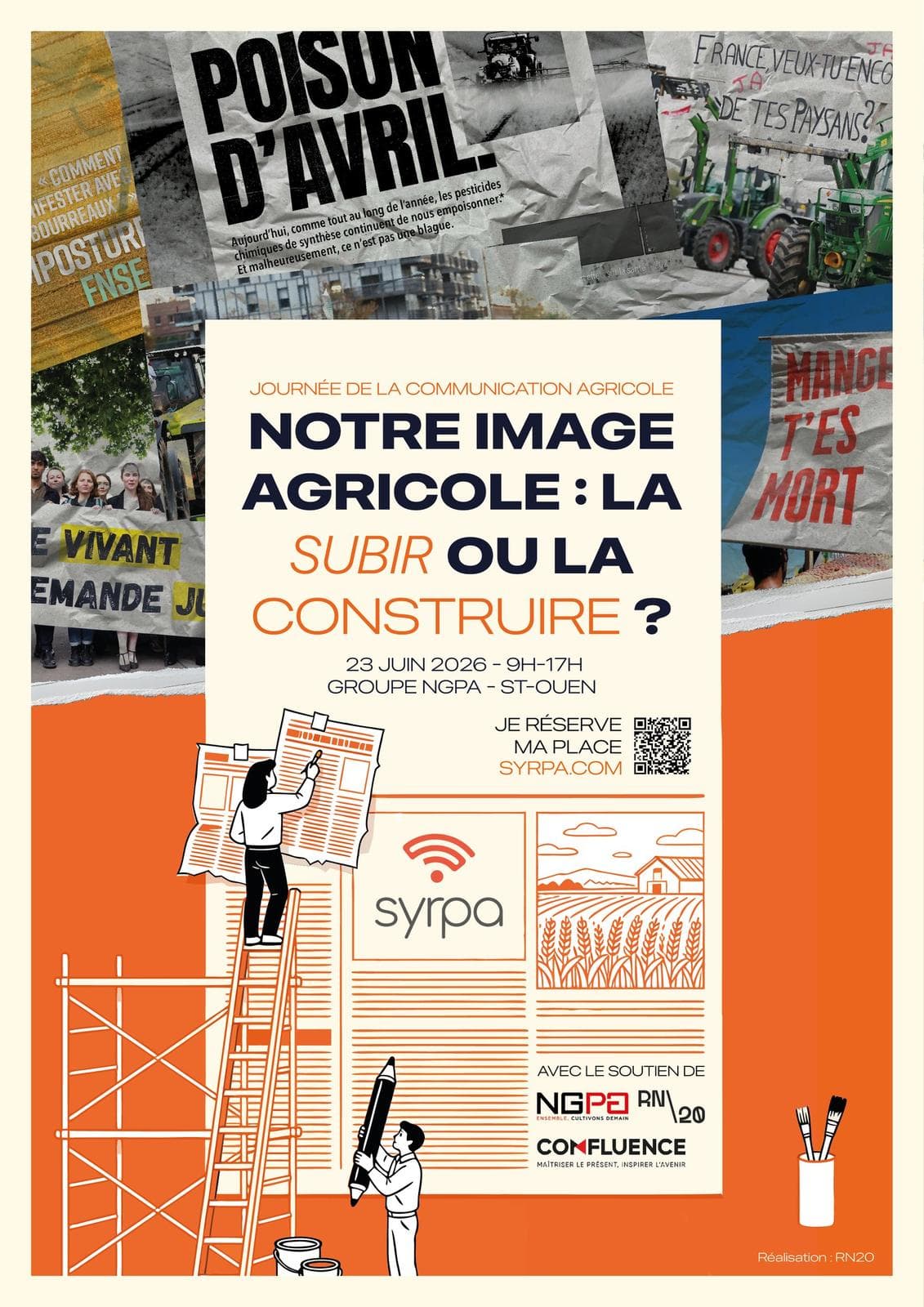 Affiche « Notre image agricole : la subir ou la construire ? »